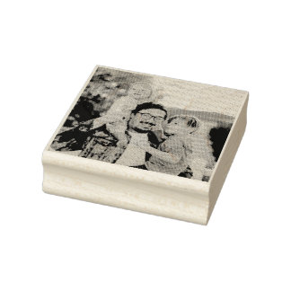 Upload Your Family Picture Rubber Stamp