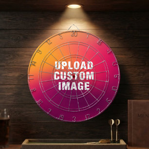 Upload Your Image Custom Photo Dartboard