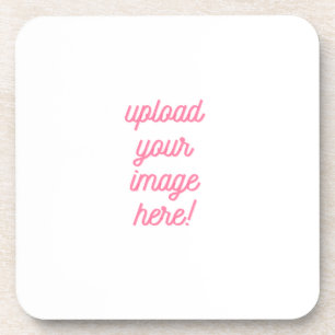 Upload Your Image or logo here Customizable Coaster
