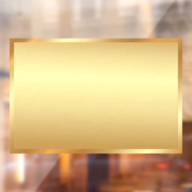 Upload Your Logo Add QR Code Text Blank Background Window Cling (Sheet 2)