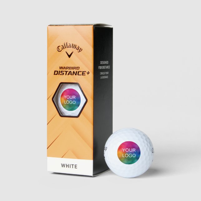 Upload Your Logo Callaway Golf Warbird Distance Golf Balls (Packaging)