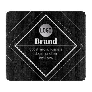 Upload Your Logo & Customizable Text Design Cutting Board