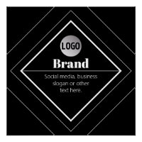 Upload Your Logo & Customizable Text Design