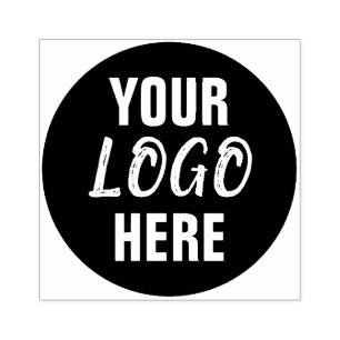 Upload Your Logo Or Image Square Rubber Stamp