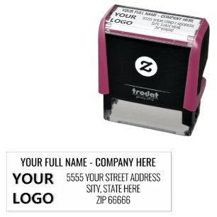 Upload Your Logo or Photo Add Return Address Stamp