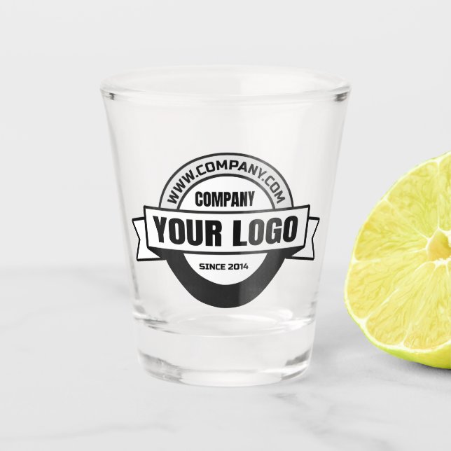 Upload your logo shot glass (Front)