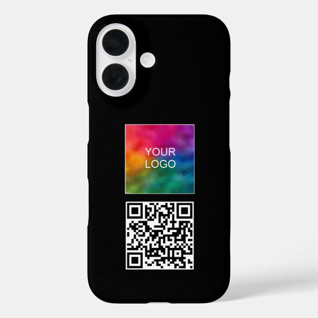 Upload Your Logo Simple Popular Scan Me QR Code Case-Mate iPhone Case (Back)