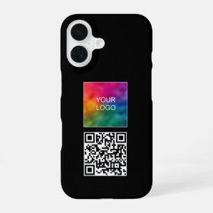 Upload Your Logo Simple Popular Scan Me QR Code iPhone 16 Case
