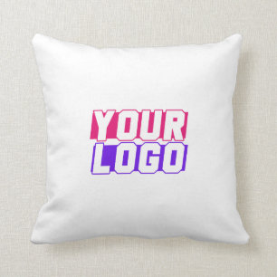 Upload Your Logo Throw Pillow
