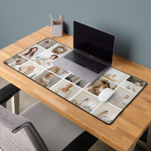 Upload Your Own 18 Photographs Personalized Desk Mat