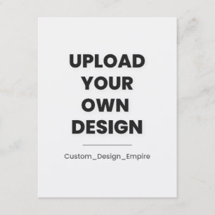 Upload Your Own Design Here   Custom  Holiday Card