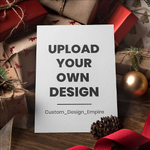 Upload Your Own Design Here Custom Holiday Card