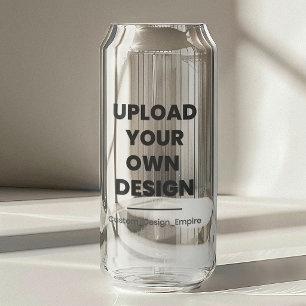 Upload Your Own Design Here Custom Template Can Glass