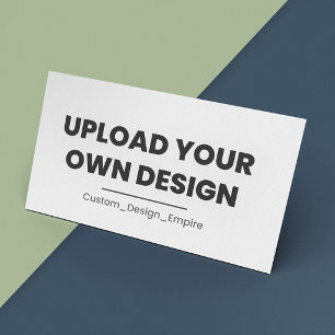 Upload Your Own Design Here Custom Template Discount Card