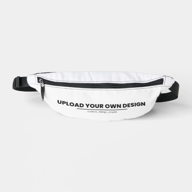 Upload Your Own Design Here | Custom Template Fanny Pack (Front)