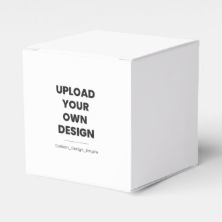 Upload Your Own Design Here | Custom Template Favor Box
