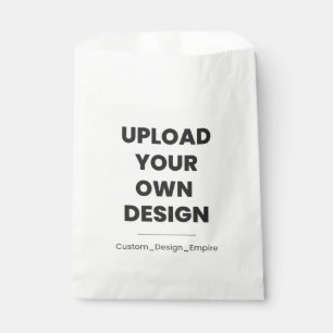 Upload Your Own Design Here   Custom Template Favour Bag