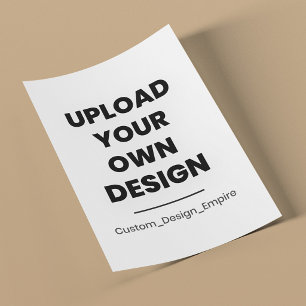 Upload Your Own Design Here Custom Template Flyer