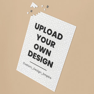 Upload Your Own Design Here Custom Template Jigsaw Puzzle