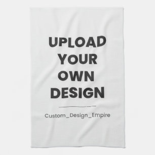 Upload Your Own Design Here   Custom Template Kitchen Towel