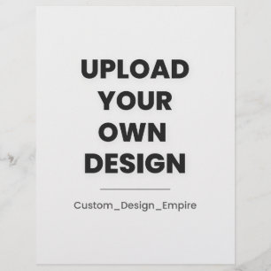 Upload Your Own Design Here   Custom Template Letterhead