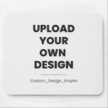 Upload Your Own Design Here | Custom Template Mouse Pad<br><div class="desc">Transform your ideas into reality ✨ Upload your own design, photo, or logo and create something truly one-of-a-kind! Whether it’s a gift, branding item, or personal artwork—this custom template lets you bring your vision to life instantly. 🎨📸 Just upload → adjust → order. Fast, easy, and made exactly your way....</div>