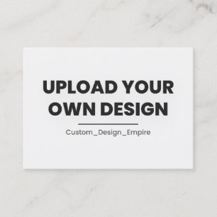 Upload Your Own Design Here   Custom Template Place Card