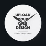 Upload Your Own Design Here | Custom Template Round Clock<br><div class="desc">Transform your ideas into reality ✨ Upload your own design, photo, or logo and create something truly one-of-a-kind! Whether it’s a gift, branding item, or personal artwork—this custom template lets you bring your vision to life instantly. 🎨📸 Just upload → adjust → order. Fast, easy, and made exactly your way....</div>