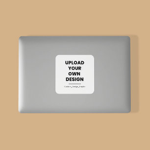 Upload Your Own Design Here   Custom Template Square Sticker