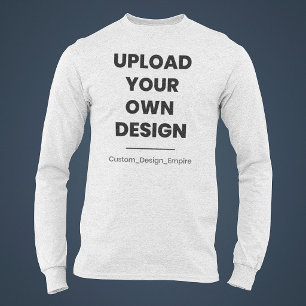 Upload Your Own Design Here Custom Template T-Shirt