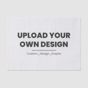 Upload Your Own Design Here   Custom Template Tissue Paper