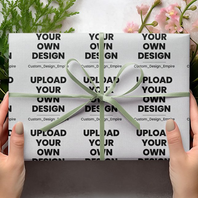 Upload Your Own Design Here | Custom Template Wrapping Paper (Creator Uploaded)