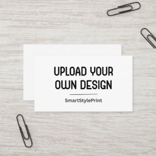 Upload Your Own Design Here Personalised Business Card