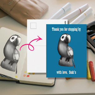 Upload Your Own Drawing Image or Logo Custom Postcard