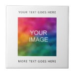 Upload Your Own Logo Or Photo Image Add Text Tile<br><div class="desc">Custom Elegant Template Upload Your Own Photo Image Business Company Logo Square Ceramic Tiles.</div>