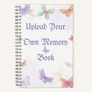 Upload Your Own Memory Spiral 5.5" x 8.5" Notebook