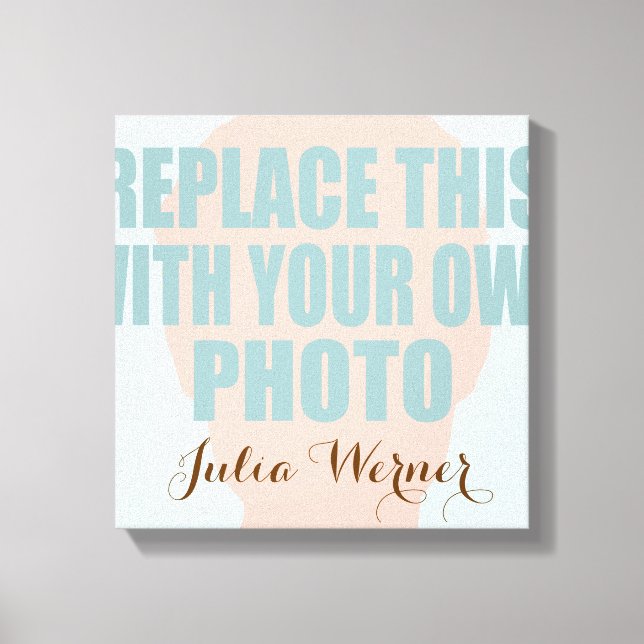 upload your own photo canvas print (Front)