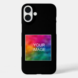 Upload Your Own Photo Image Logo to Barely There iPhone 16 Plus Case