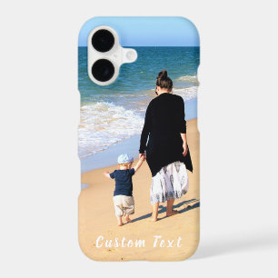 Upload Your Own Photo iPhone Case Personalize Text