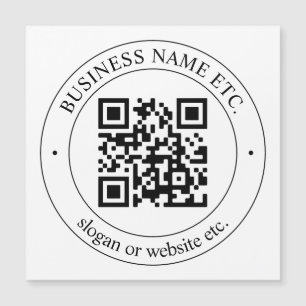 Upload Your Own QR Code & Customizable Text
