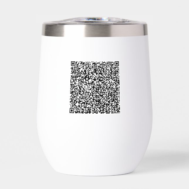Upload Your Own QR Code Scan Info Personalized (Front)