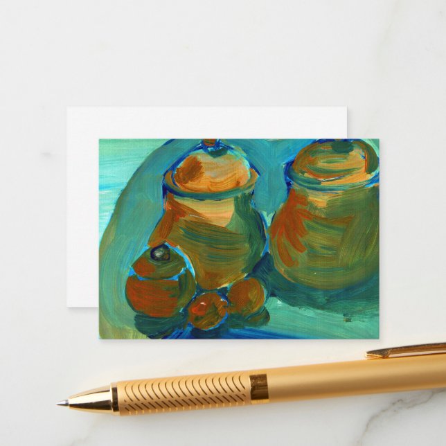 Upload Your Painting | Turn Custom Art Image to  Enclosure Card (Front/Back In Situ)