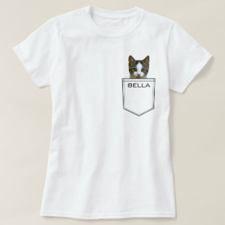 Upload Your Pet Photo and Pet's Name Custom T-Shirt
