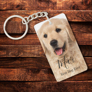 Upload Your Pet Photo Personalized Keychain