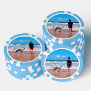 Upload Your Pet Photo Poker Chips Petsonalized