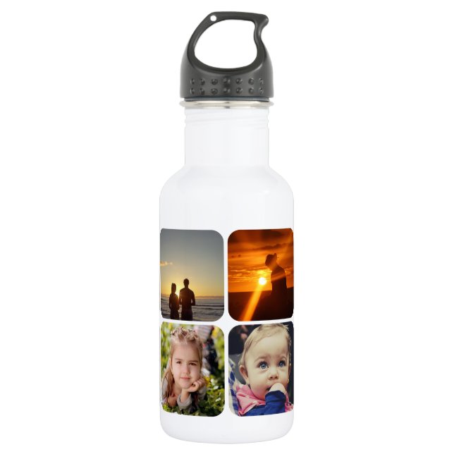 Upload your photo 532 ml water bottle (Front)