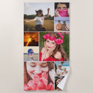 Upload your photo beach towel