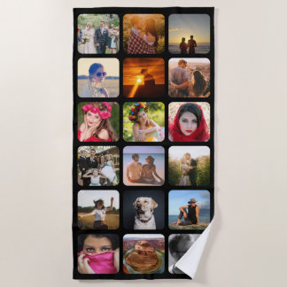Upload your photo beach towel