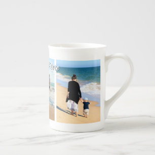 Upload Your Photo Collage China Mug Gift Add Text