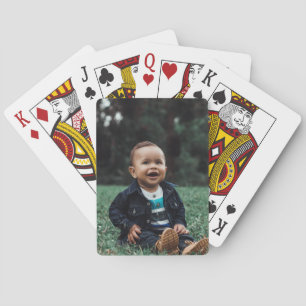 Upload Your Photo Custom Personalized Playing Cards
